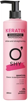 Шампунь O'Shy Professional Keratin Блеск и выпрямление 400 мл (4820263233887)