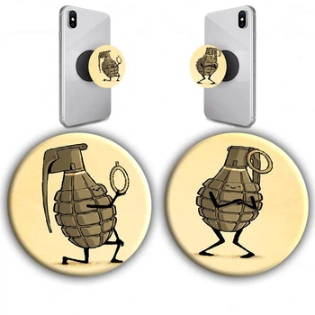 Держатели для телефона парные PopSockets Гранаты Черные