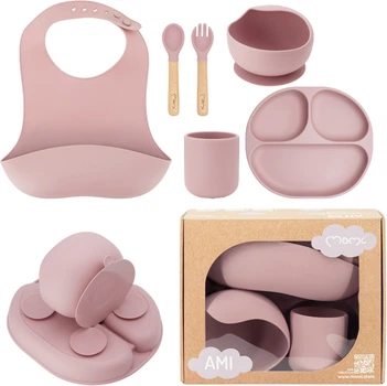 Детский набор посуды MoMi AMI pink (AKCE00043)