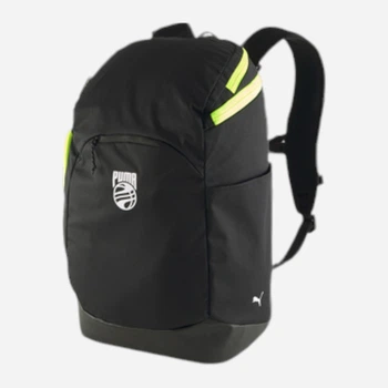 Рюкзак спортивный тканевый 33 л светоотражающий Puma BASKETBALL PRO Backpack 33L 07921201 Черный (4065449749800)