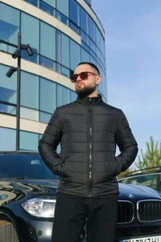 Чоловіча куртка Intruder демісезонна S чорна