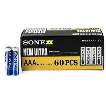 Батарейки Sonex Super Heavy Duty AAА / LR03 60 шт/уп