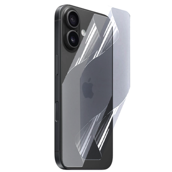 Протиударна гідрогелева плівка Hydrogel Film для Apple iPhone 16 на задню панель, Transparent