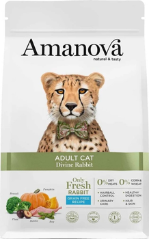 Сухий корм для котів Amanova Adult Cat  Divine Rabbit 1.5 кг (8413037331559)