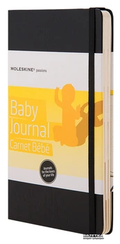 Записная книга Moleskine Passion Малыш 13 х 21 см 240 страниц в линейку Черная (9788862936200)