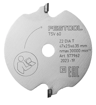 Диск подрезной WOOD FINE CUT SPECIAL DIA 47x2.5x6.35 T2 Festool 577962