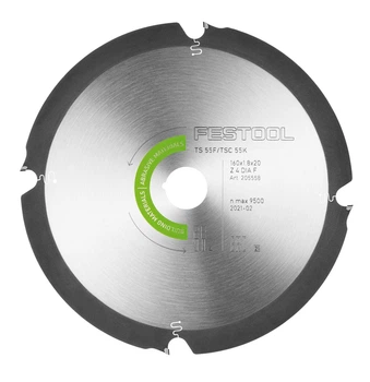 Диск пильный алмазный ABRASIVE MATERIALS DIA 160x1.8x20 F4 Festool 205558