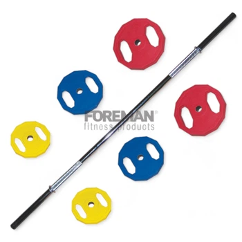 Штанга для аэробики (без замков) Foreman Body Pump, 20 кг, FM-GS-SET