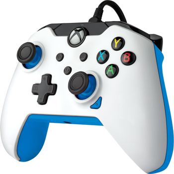 Kontroler przewodowy PDP Ion do Xbox Series/Xbox One/PC White-Blue (049-012-WB)