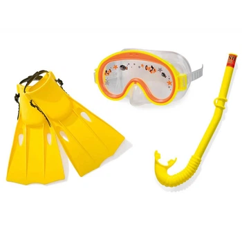 Детский набор для плавания Intex 55954 (Ласты 35-37) Adventure View Swim Set