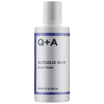 Тонер для обличчя з гліколевою кислотою Q+A GLYCOLIC ACID Daily Toner 100ml 5060486263981