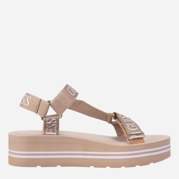 Женские сандалии Guess 429815949 38.5 25.3 см Бежевые (1159814620)