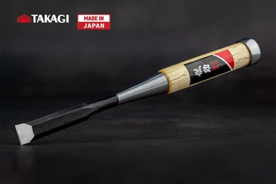 Японская стамеска долото 15 мм Takagi Gisuke Premium ударная (108079)