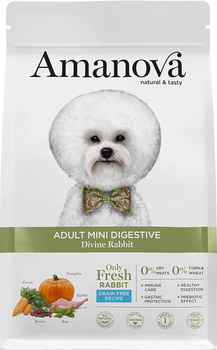 Сухий корм для собак Amanova Adult Mini Digest Divine Rabbit 2 кг (8413037332044)