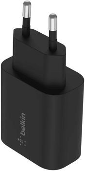 Мережевий зарядний пристрій Belkin 25W PD PPS Black (WCA004VFBK)