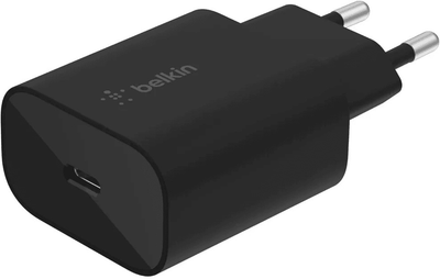 Мережевий зарядний пристрій Belkin 25W PD PPS Black (WCA004VFBK)