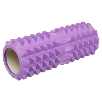 Роллер массажный для рук и ног мфр ролик Zelart Spine Roller 5847 размер 33см Purple