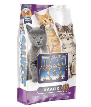 Сухий корм для котів Пан Кот Класік, 400 г