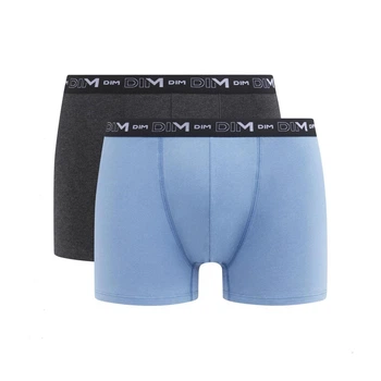 Трусы боксеры DIM 6596x2 2XL 2шт bleuet/noir ch. ATT