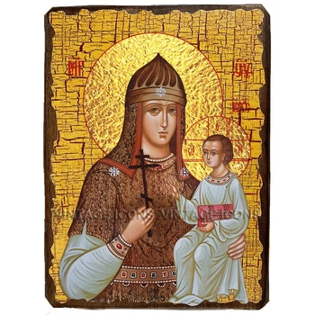 Икона Взбранной Воеводе Божией матери ,икона на дереве 300х400 мм (3478-4)