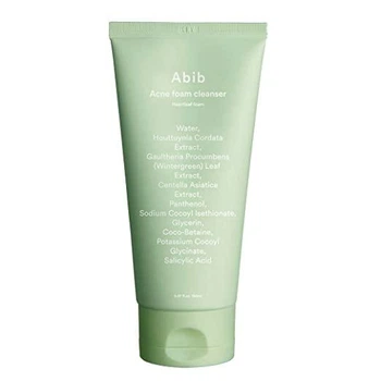 Гипоаллергенная очищающая пенка для кожи с акне Abib Acne Foam Cleanser Heartleaf Foam 150 мл