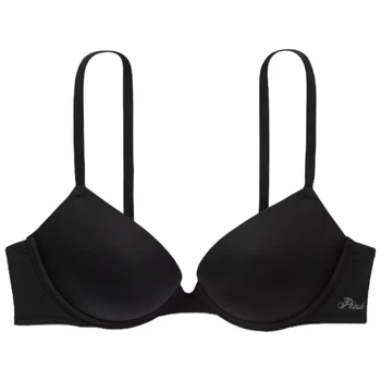 Бюстгальтер PINK Victoria’s Secret Super Push-Up Bra 2024 75B Черный