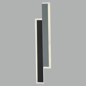 Настенный светильник светодиодный Бра Light House SRS-19712/28W GRAY+BK серый + черный