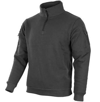 Кофта Mil-Tec Tactical Sweatshirt Толстовка Tactical Black 11472502 размер S