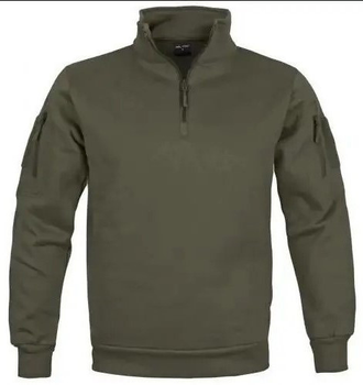 Кофта Mil-Tec Tactical Sweatshirt Толстовка Tactical Olive 11472512 размер 2XL