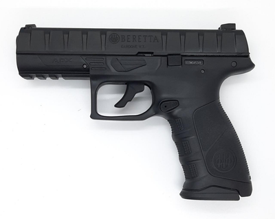 Пневматичний пістолет Umarex Beretta APX Blowback black (5.8327) та ВВ Куля 500шт + балон СО2 4шт