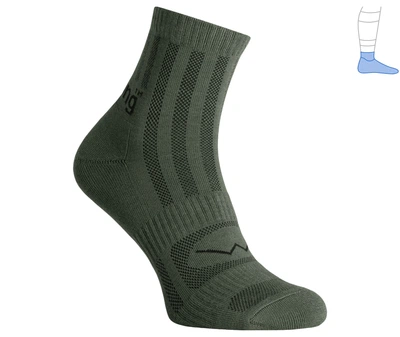 Шкарпетки Trekking ShortLight унісекс L (44-47 розмір) зелені