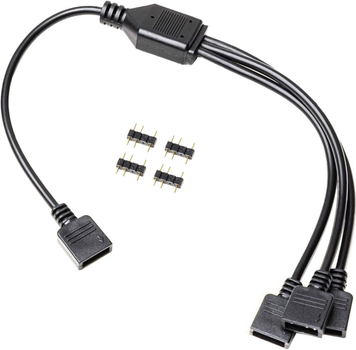 Розгалужувач EKWB EK-Loop D-RGB 3-Way Black (3831109848067)