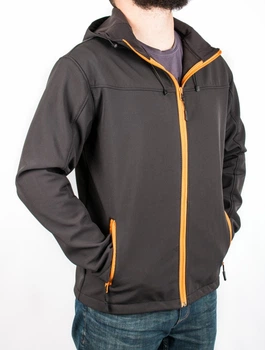 Куртка Legion Softshell чоловіча M black/orange