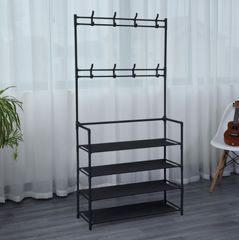Универсальная вешалка для одежды New simple floor clothes rack Черная