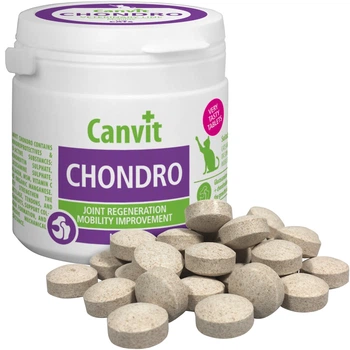 Вітамінно-мінеральний комплекс Canvit Chondro для котів 100 г