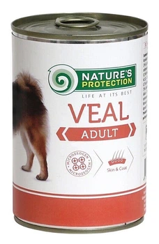 Корм Nature's Protection Adult Veal влажный с телятиной для взрослых собак всех пород 800 гр