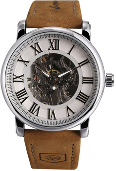 Мужские часы Forsining Vintage Pro Silver