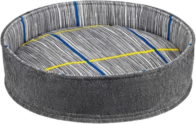 Бортик круглый бязь+фетр Barksi Comfort S 40x10 см Серый (365211)