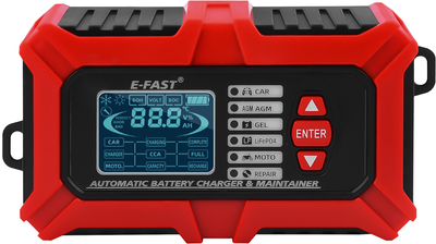 Зарядное устройство для АКБ E-FAST TK800 CS 13.8 V - 15.5 V 6 A Red (590900002)