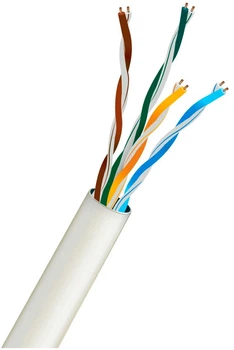 Кабель вита пара Trinix UTP CAT5E CCA 0.51 мм PVC Indoor 305 м (33-00187)