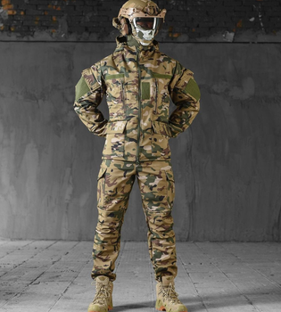 Тактический мужской костюм Rehydration ВТ6393 SoftShell куртка и штаны Мультикам L AI908
