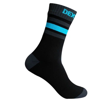 Шкарпетки водонепроникні Dexshell Ultra Dri Sports Чорний З блакитною смужкою XL 47-49 (Kali)