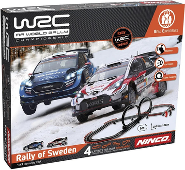 Гоночний трек Ninco WRC Rally of Sweden 6 м (8410788910132)