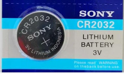 Батарейка 5шт SONY CR2032 литиевая 3V (Батарея BIOS) батарея для компьютера (554622790-11)