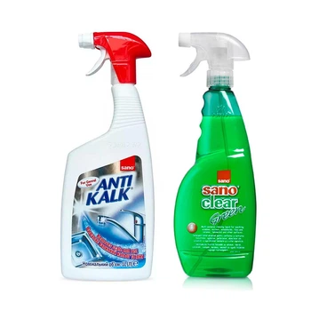 Набор Sano: уход Anti Kalk, для поверхностей Clear Green (293943, 990603)