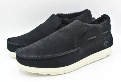 Мокасини з хутром Sperry Moc-Sider Water Resistant Suede Color: Black Натуральна шкіра EU36.5 22.5CM