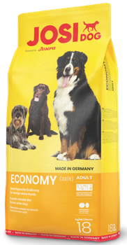 Сухой корм для взрослых собак JosiDog Economy с умеренной активностью