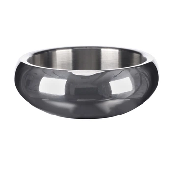 Миска для собак Flamingo Muna Silver нержавеющая сталь 1190мл (522981)