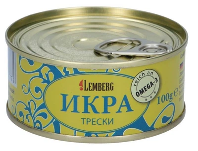 Ікра тріски 100г Лемберг