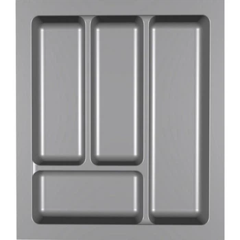 Лоток для столовых приборов 400 серый Standard 40 (330х380х42мм.) PLATINUM